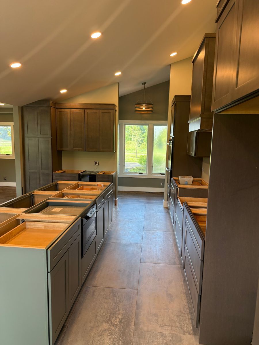Kitchen Renovation for Landmark Construction in Elkhart, IN