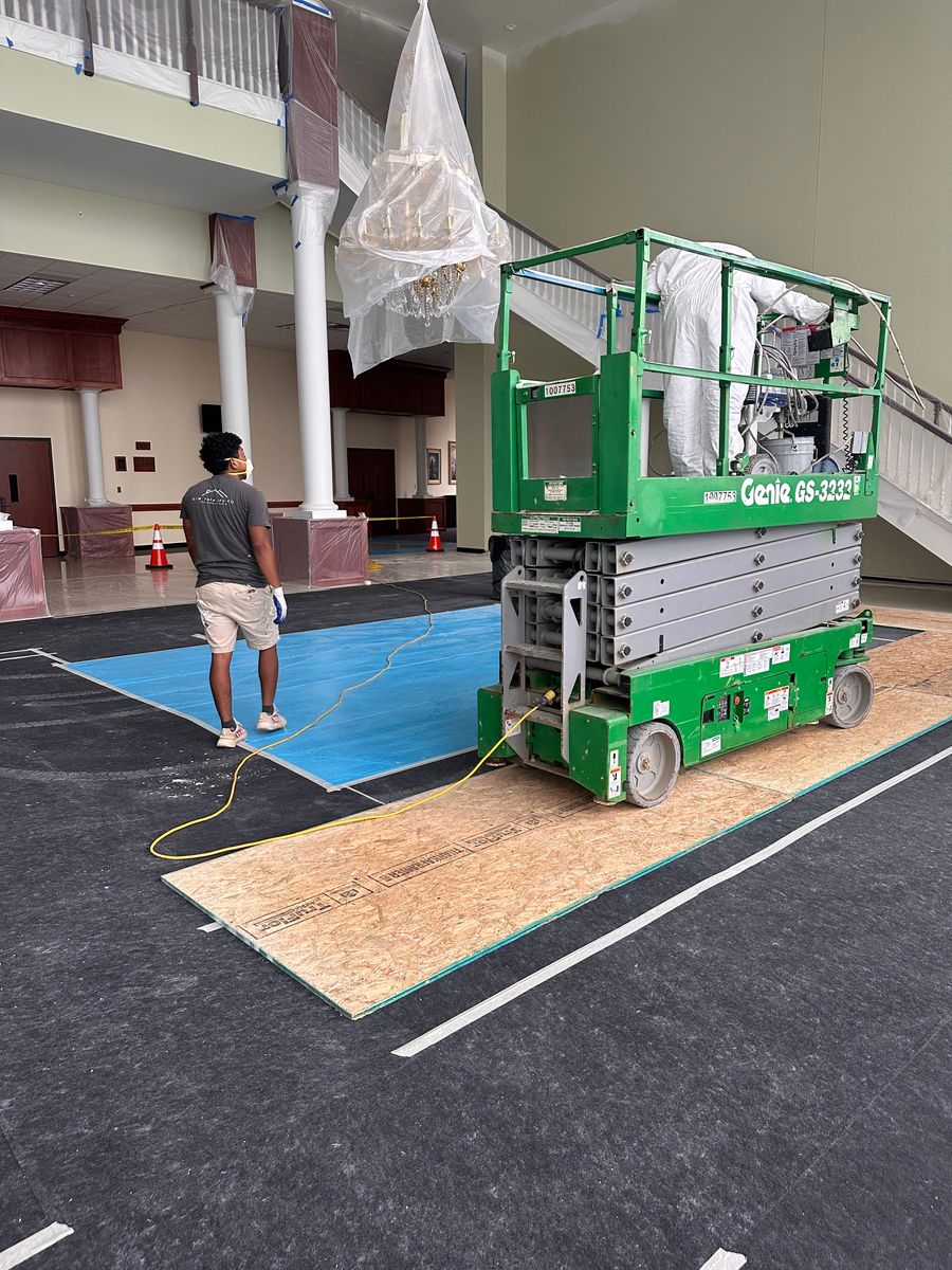 Business/Commercial painting for GW Painting Co. in Charlotte, NC