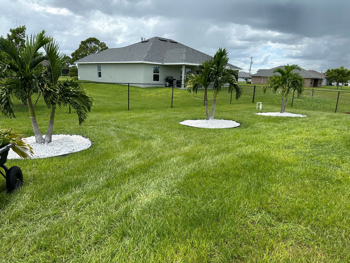 Landscape Stone Installation for Greystone Site Services in Fort Myers,, FL