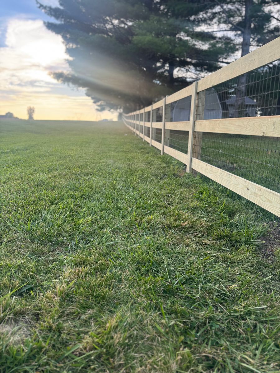 Fence Installation & Repairs for Risner Construction in De Motte, IN