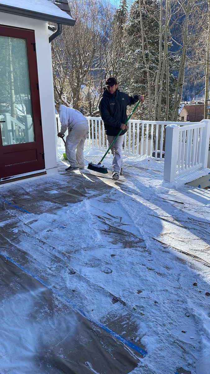 Snow Removal for Mountain Custom Painters LLC in , 