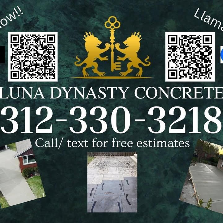Patio Design & Installation for Luna Dynasty Concrete in Chicago, IL