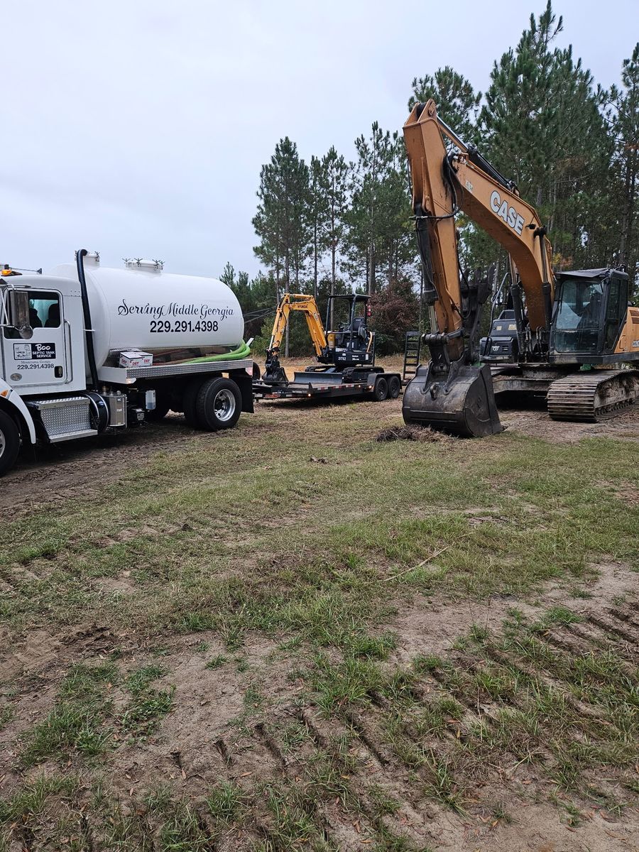 Drain Field Restoration for Boo Septic Tank Service in Montezuma, GA