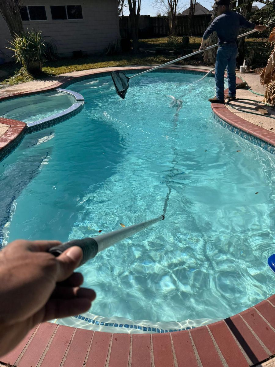 Water Feature Installation for 123 Pool Renovations in Houston, TX