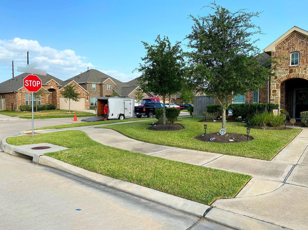 Retaining Walls for The Lawn Care Brother’s in Brookshire,  TX