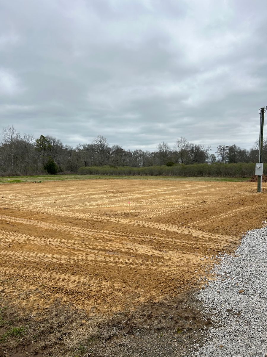 House pads & Driveway Installations for Lambert Equipment Services in Hessmer, LA