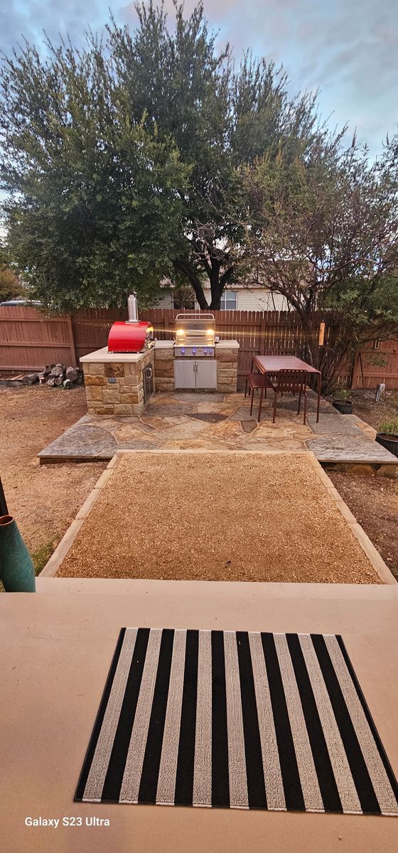 Stonework for Martin's Masonry & Landscaping in Leander, TX