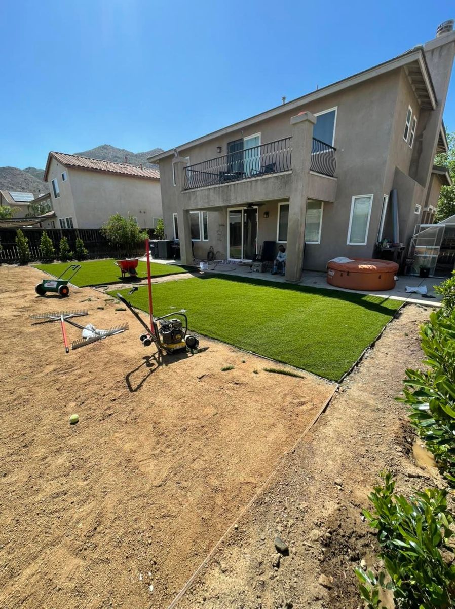 Artificial Grass Installation for Cortez Landscape & Tree service in Corona, CA
