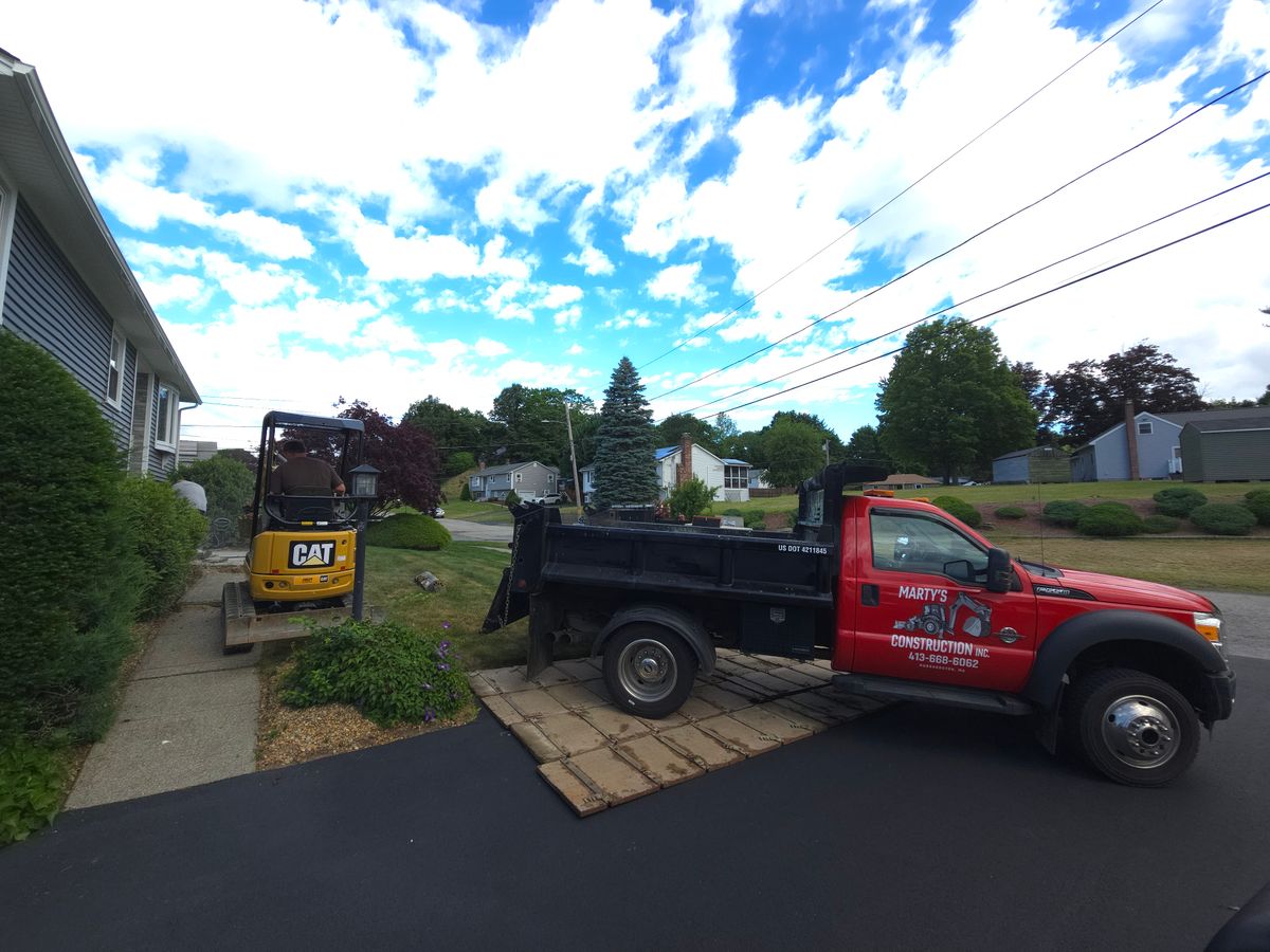 Excavation for Marty’s Construction INC in Hubbardston, MA