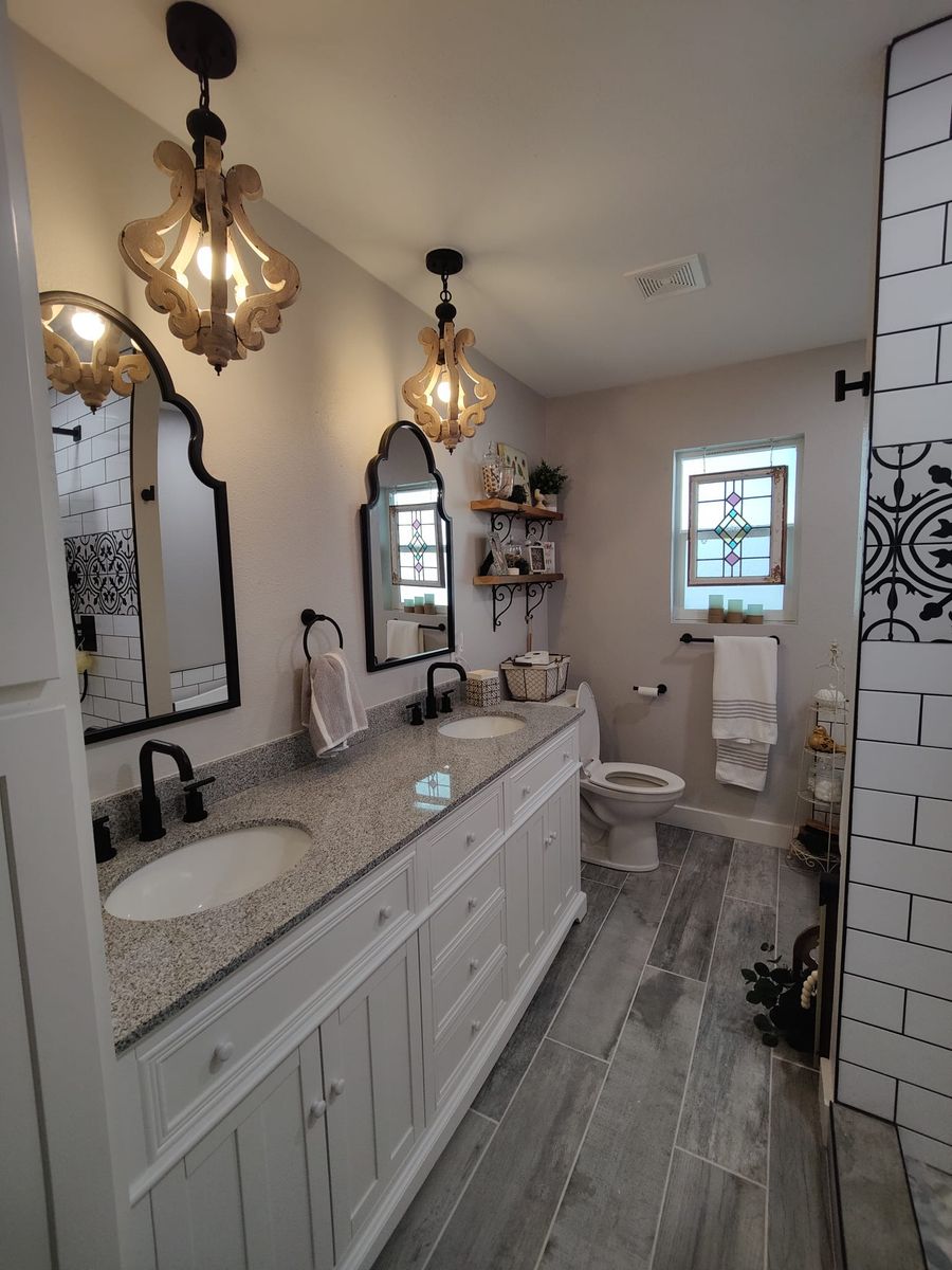 Bathroom Remodels for McCain's Construction and Handyman Services  in Denton, TX