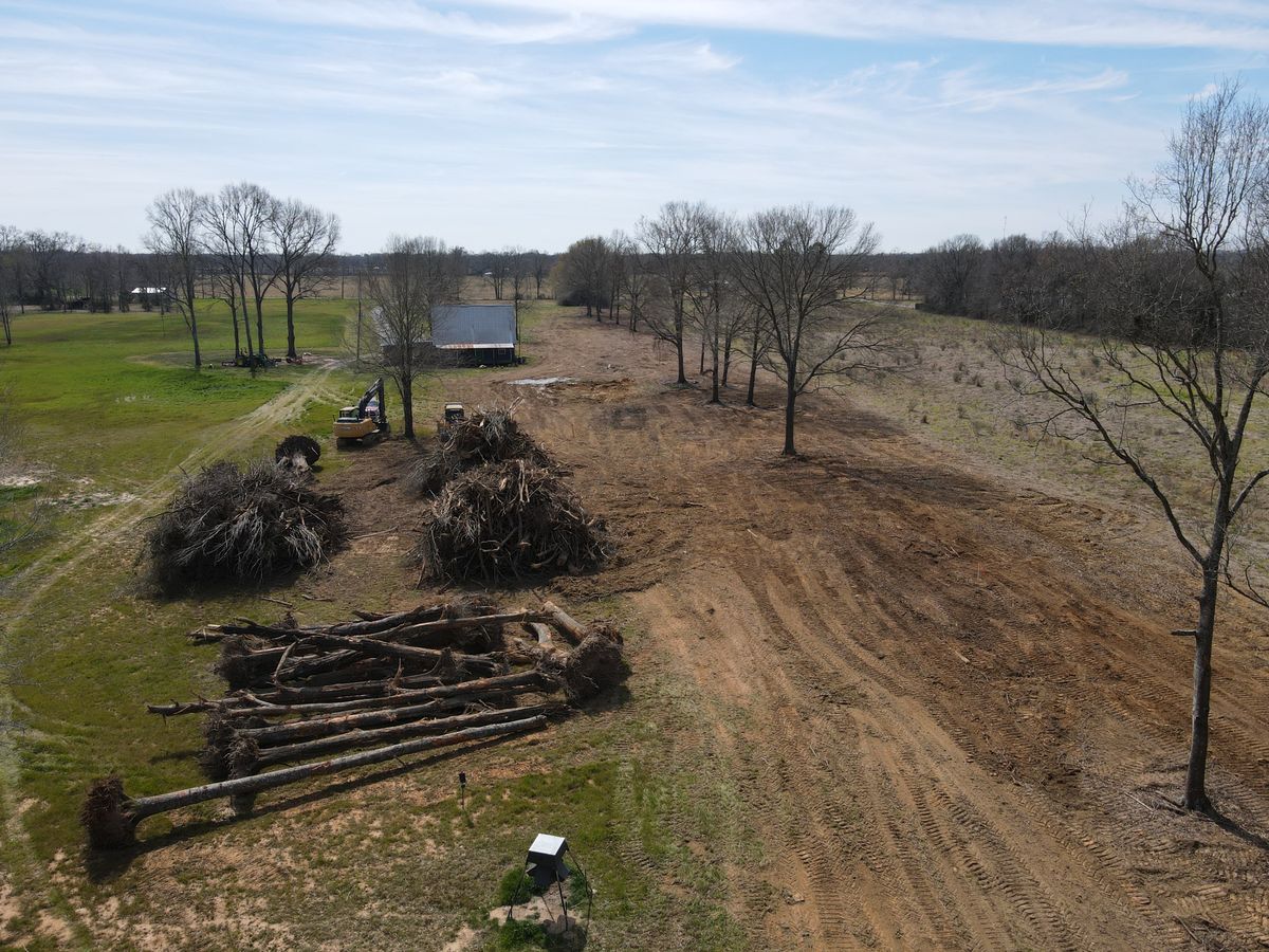 Land Clearing for Lambert Equipment Services in Hessmer, LA