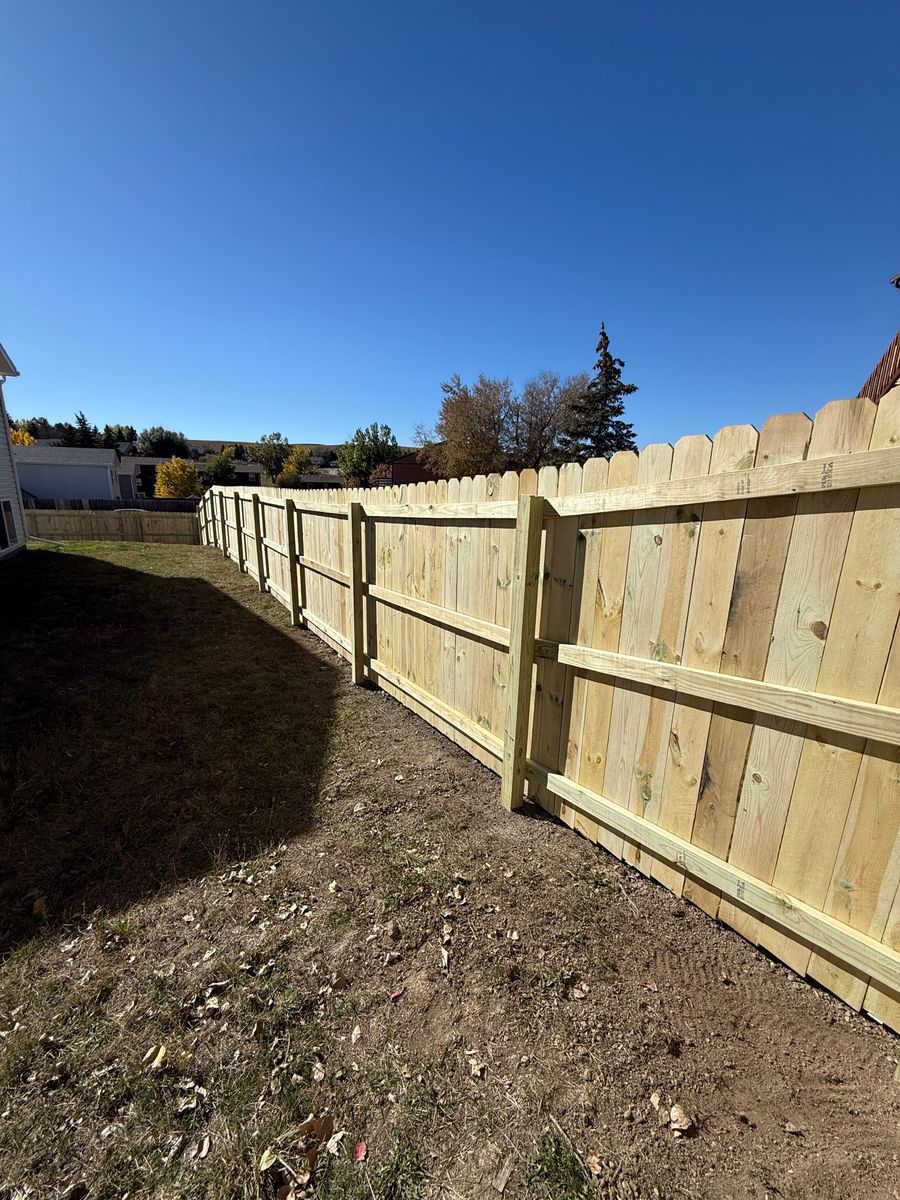 Fence Installation for DS Industries in Gillette, WY