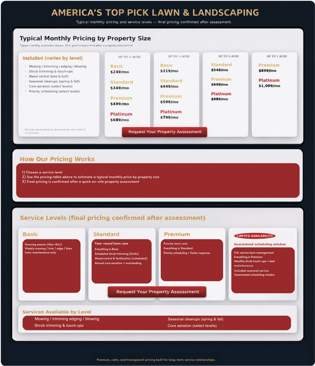 Other Lawn Maintenance for America's Top Pick Lawn & Landscaping in Gastonia, NC