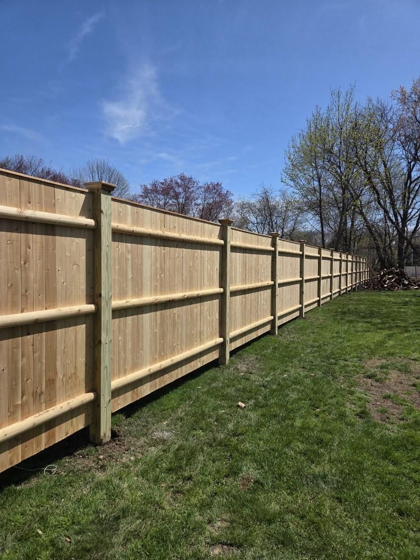 Wood Fencing Installation for Azorean Fence in Peabody, MA