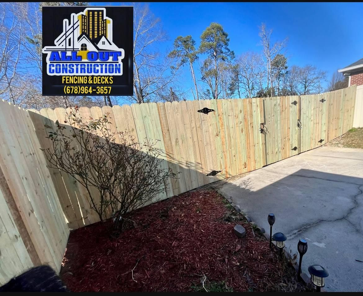 Deck Construction for All Out Construction in Atlanta, GA