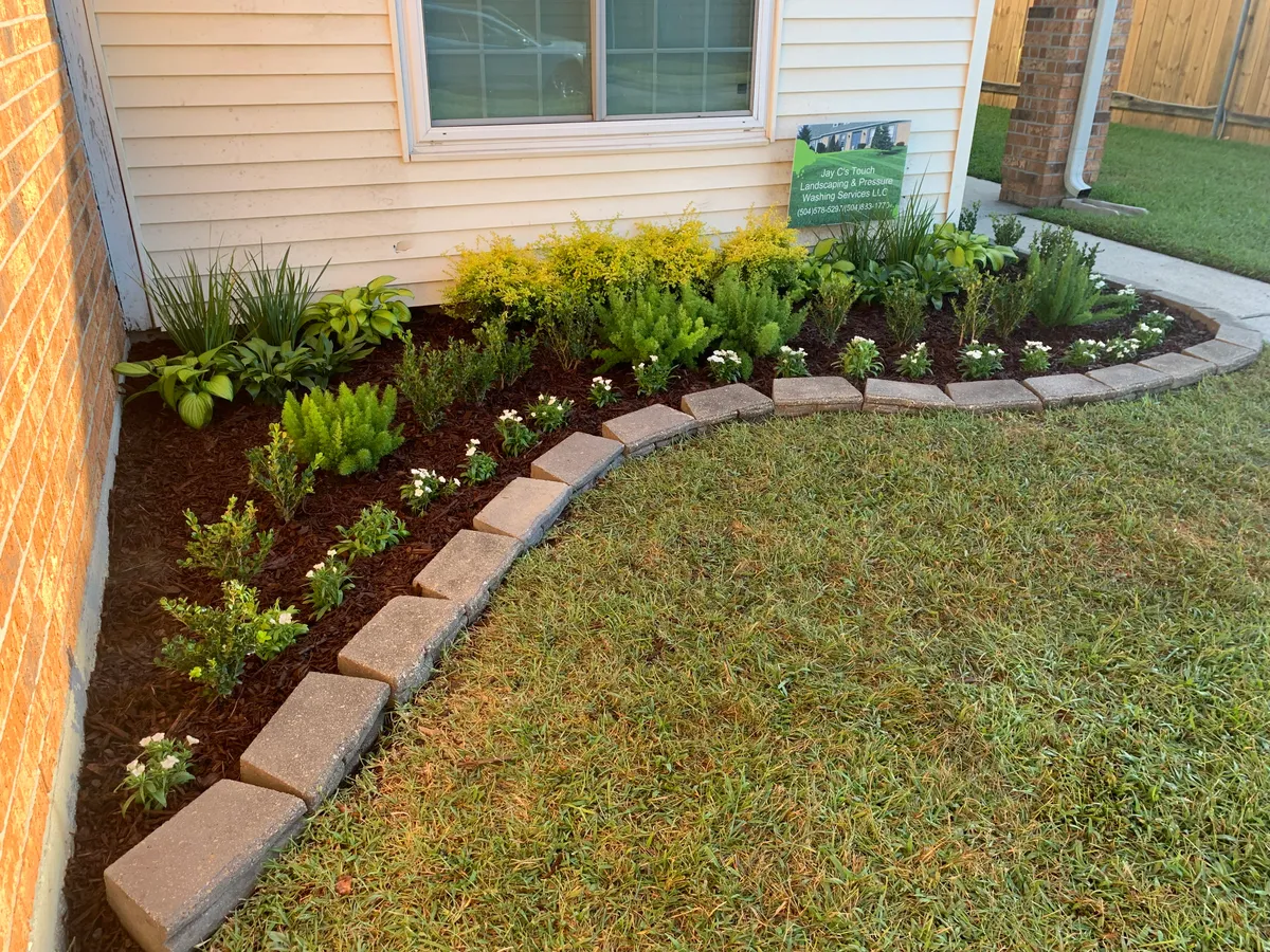 Flower Bed Installation for Jay C’s Touch Landscaping & Pressure Washing Services LLC in Marrero, LA