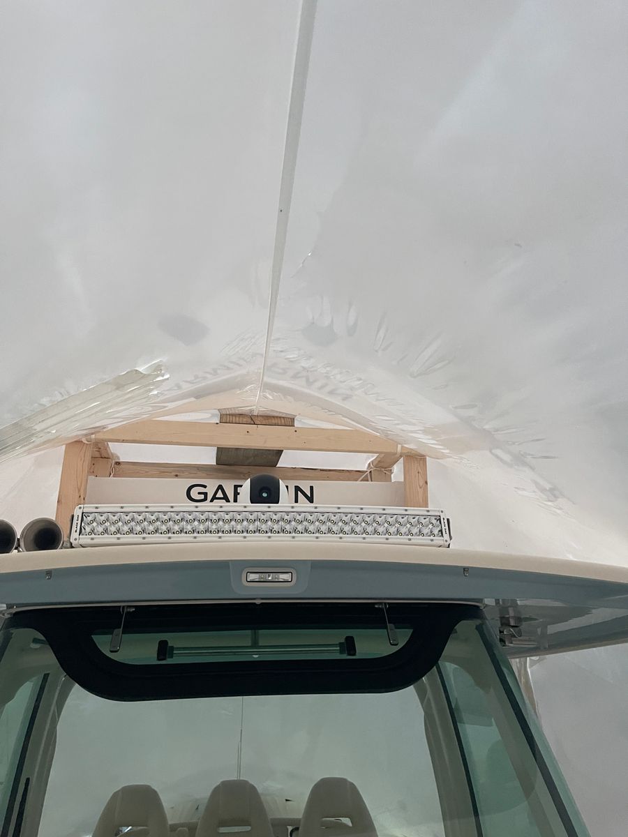 Shrinkwrapping for C and T Marine LLC in Stafford Township, NJ