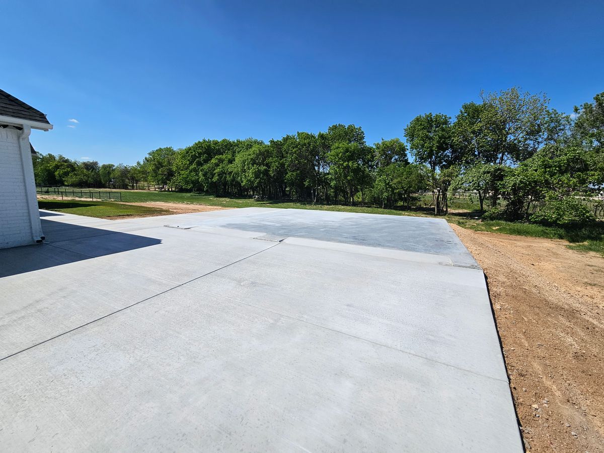 Concrete Flatwork for TX Makers Construction in Springtown, TX
