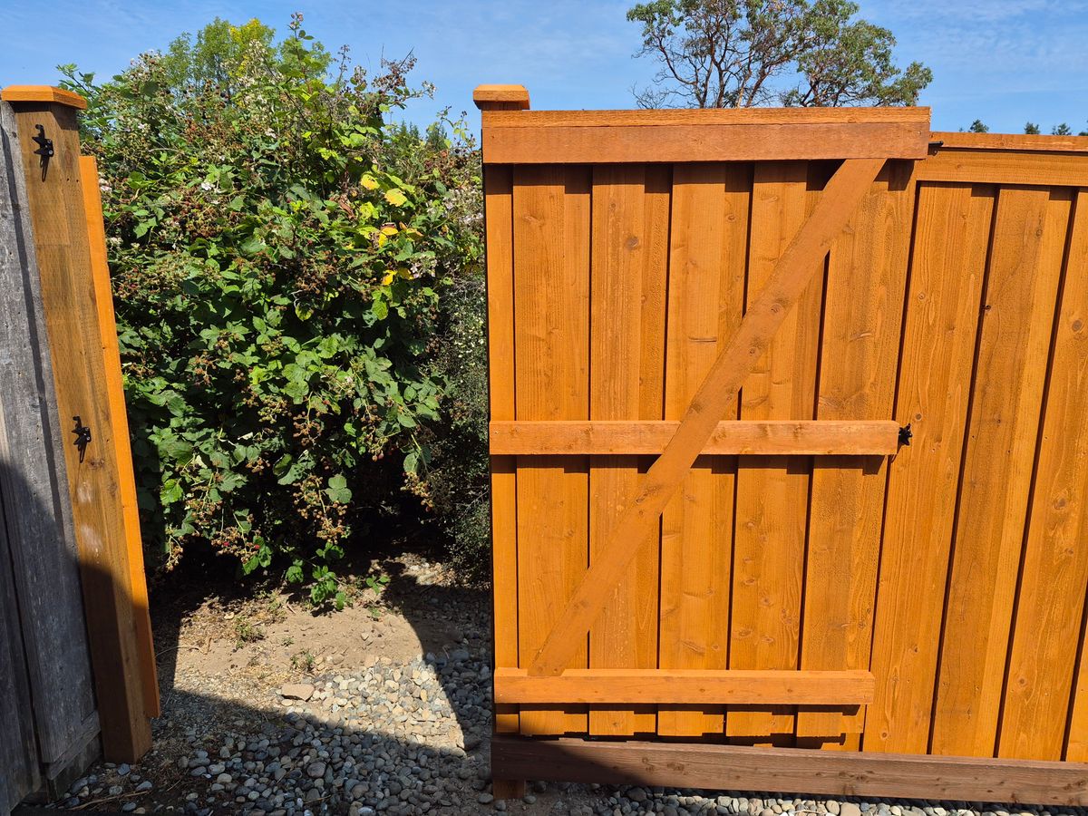Gate Installation for McBride and Sons Fence in Camano, WA