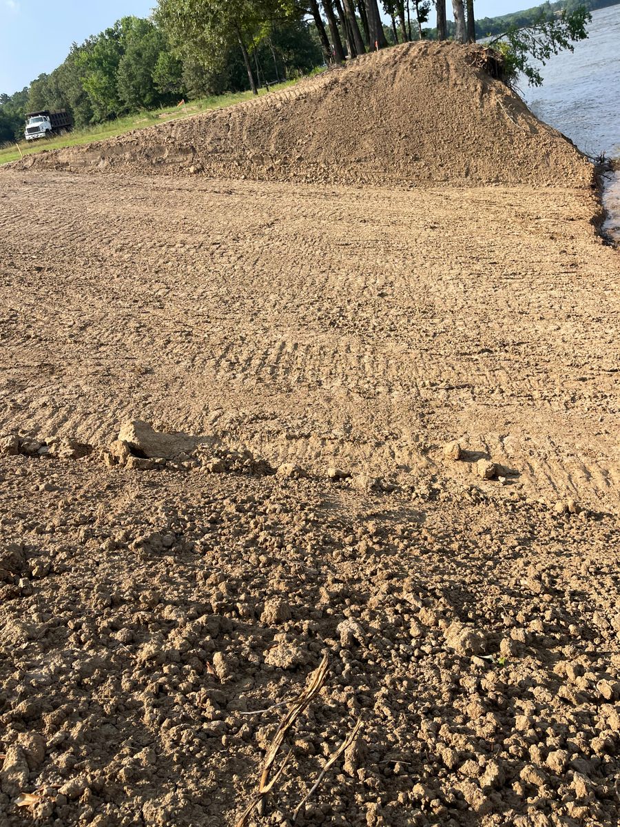 Site Preparation for Maness Trucking & Excavation in Lexington, TN
