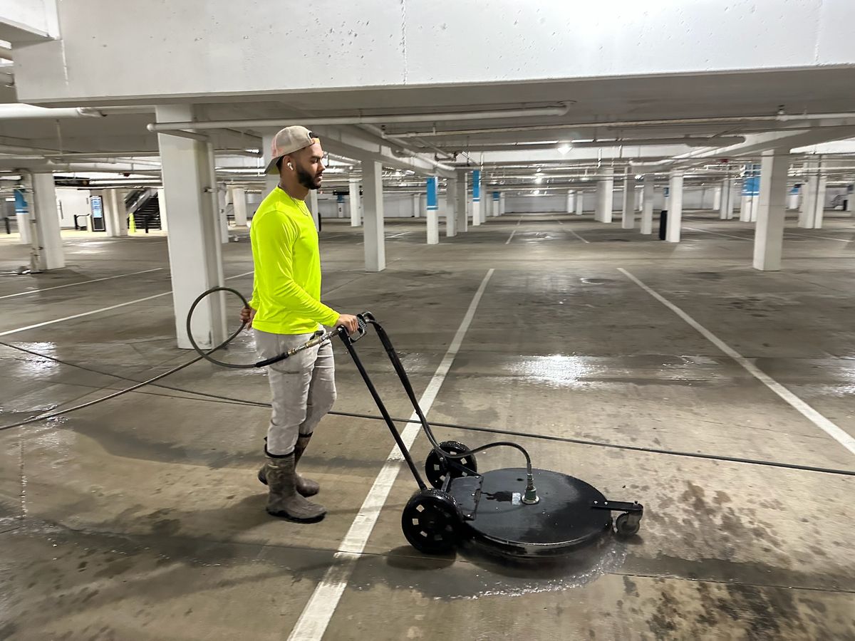 Parking Garage Maintenance for Power Pressure Wash in Houston, TX