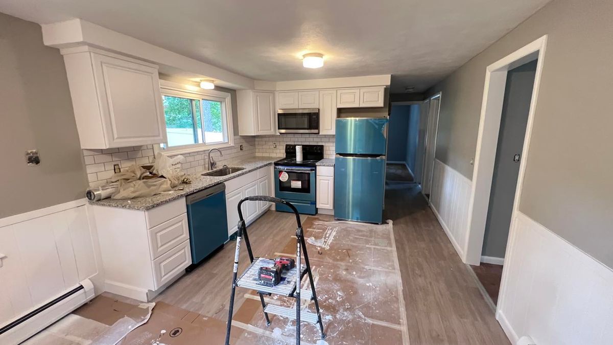 Kitchen and Cabinet Refinishing for OMG Painting in Springfield, MA