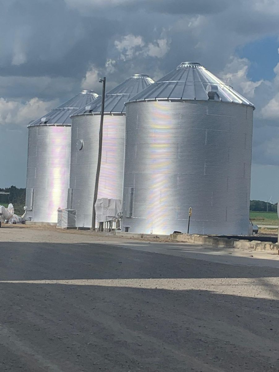 Grain Bin & Storage Tank Painting for Jack Sherlock Painting in Grand Blanc, MI