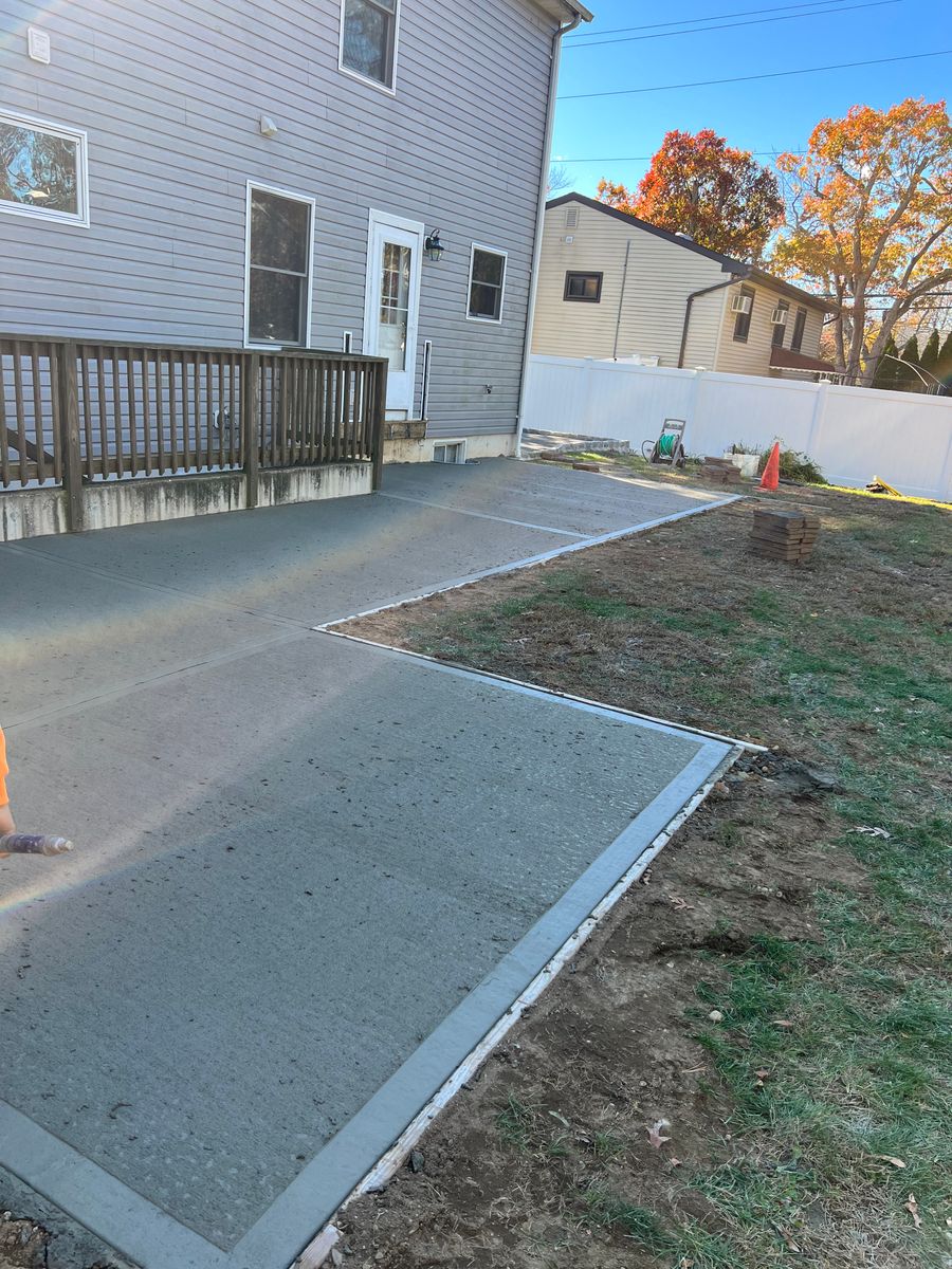 Patio Design & Installation for Azores Concrete L.T.D. in Port Jefferson Station, NY
