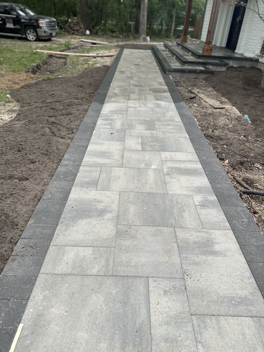 Hardscaping for Atlas Land Design in Creekside Park, TX