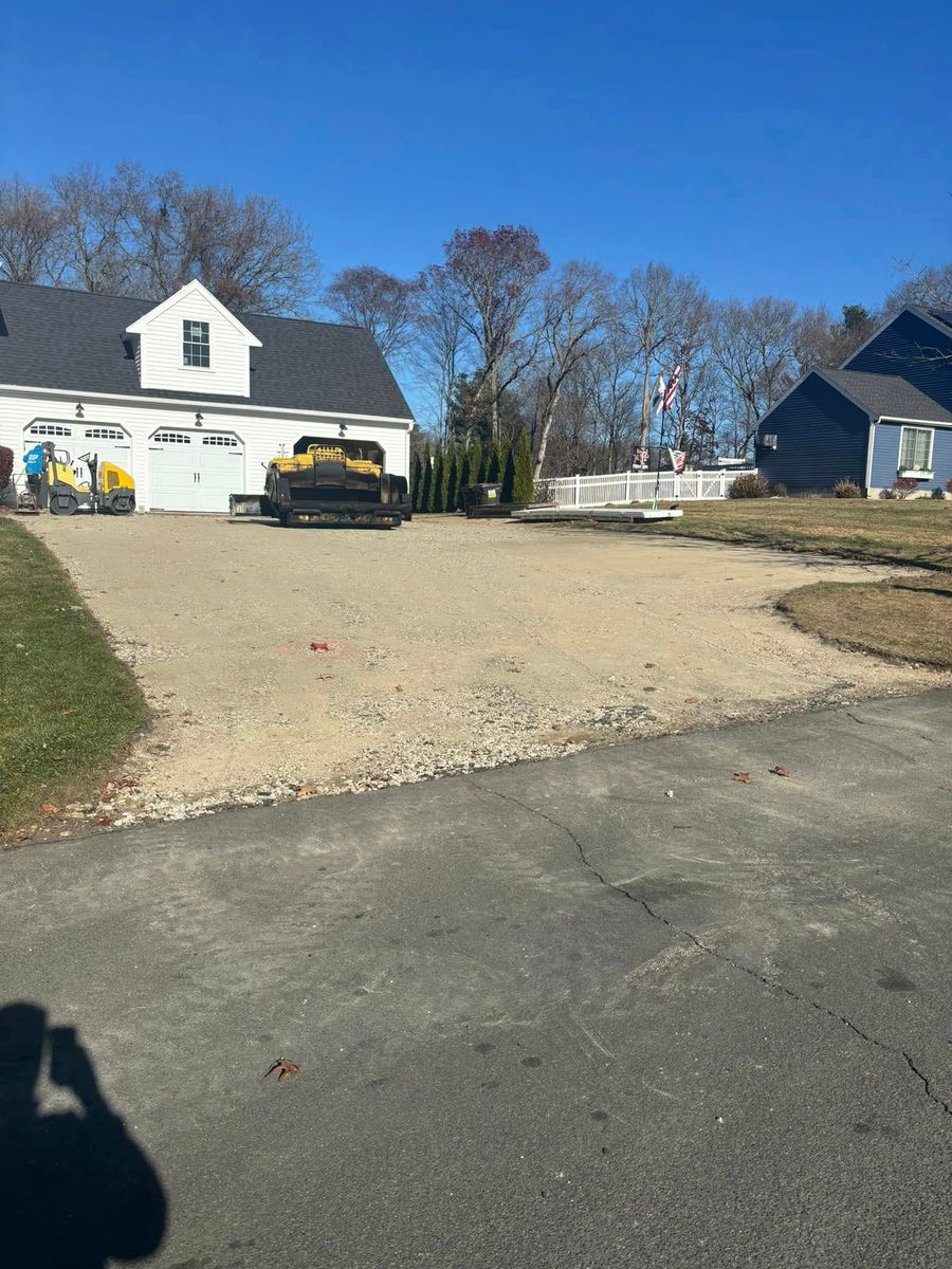 Site Preparation for Staruk Trucking & Excavation Inc. in Uxbridge, MA