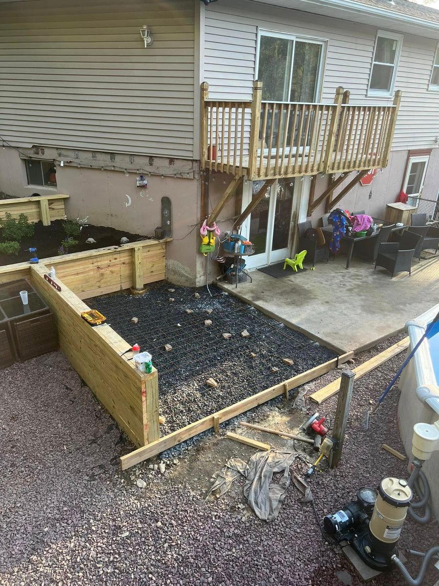 Deck Construction for CJS General Contracting LLC in Easton, PA
