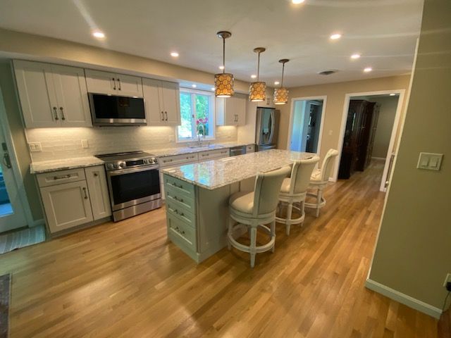 Kitchen Renovation for TJ Short And Sons Carpentry LLC  in Plymouth, MA