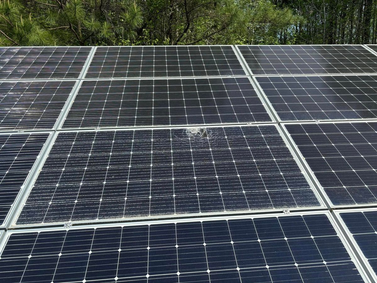 Solar System for Hometown Electrical Services in Louisburg, NC