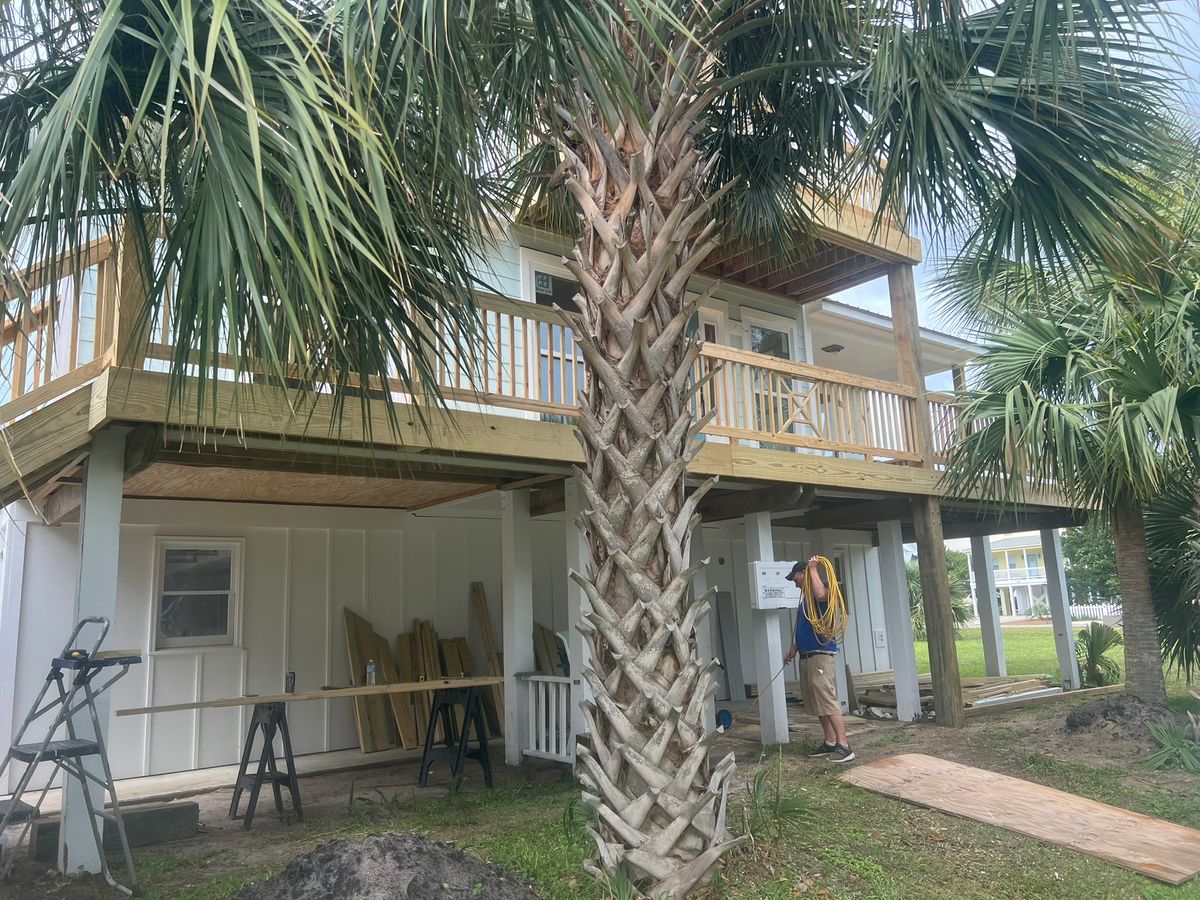 Deck and Patio Construction for MC2 Contracting Solutions in Wilmington, NC