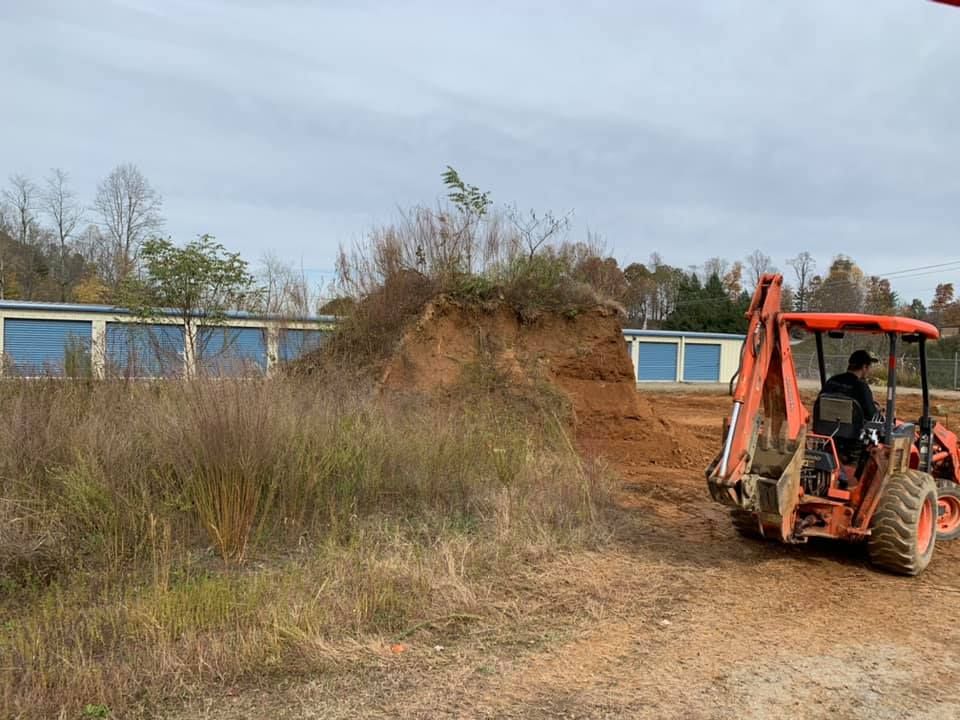 Light Clearing for Elias Grading and Hauling in Black Mountain, NC