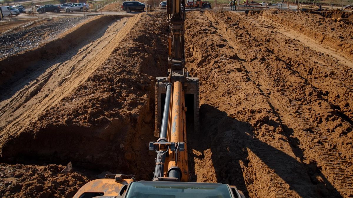 Site Preparation for Precision Pools & Excavation in Maurertown, VA