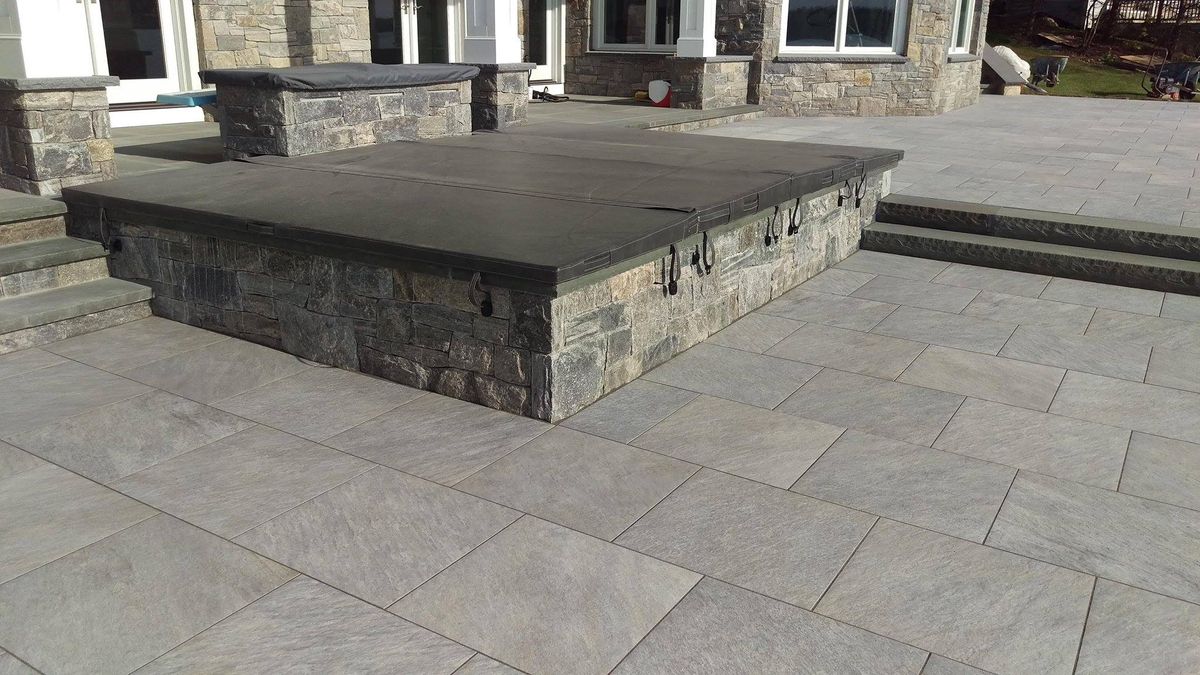 Landscape Installation for Glen R. Guilman Construction in Goshen, CT