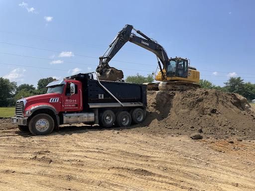 Construction Material Hauling for RDH Contracting in Goodlettsville, TN