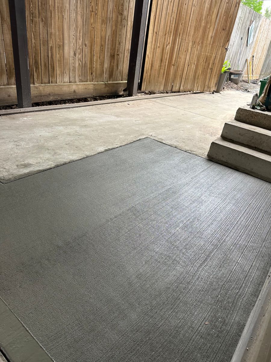 Flatwork for BigTex Concrete Construction in Houston, TX