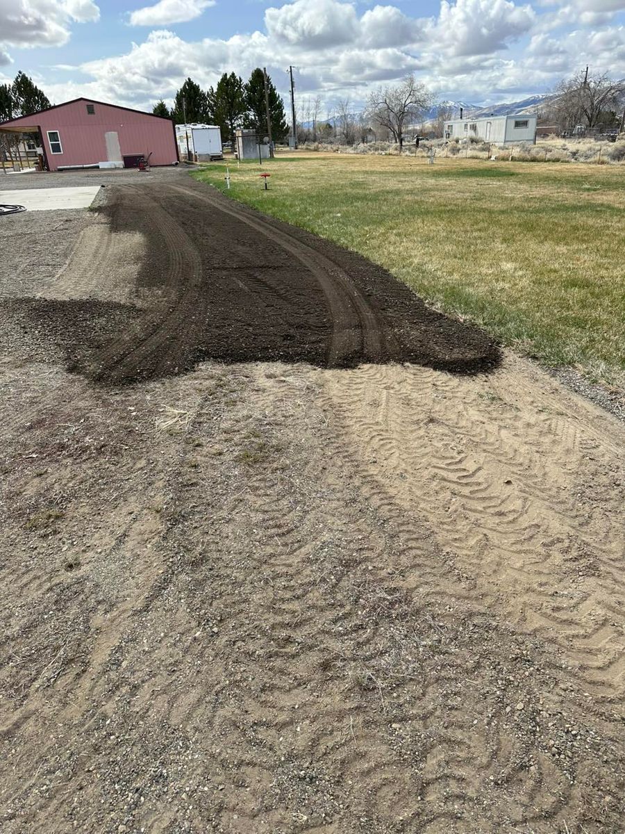 Driveway Building for Happy’s Dirt Work in Winnemucca, NV
