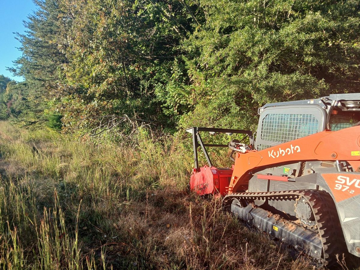 Skid Steer Work for Whiskey Ridge Mulching & Land Services in South Boston, VA