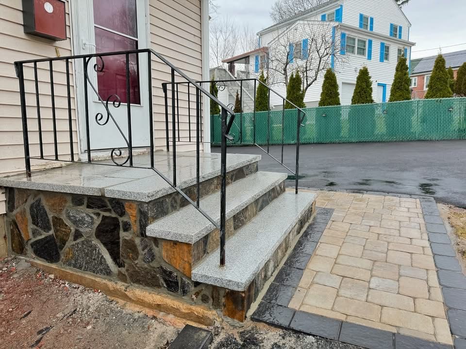 Step/Stair Services for All For U Roofing & Masonry in Boston, MA