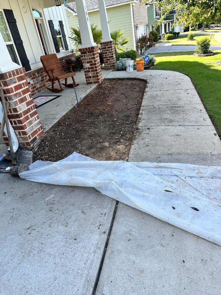 Landscaping for V&S Grading in Harlem, GA