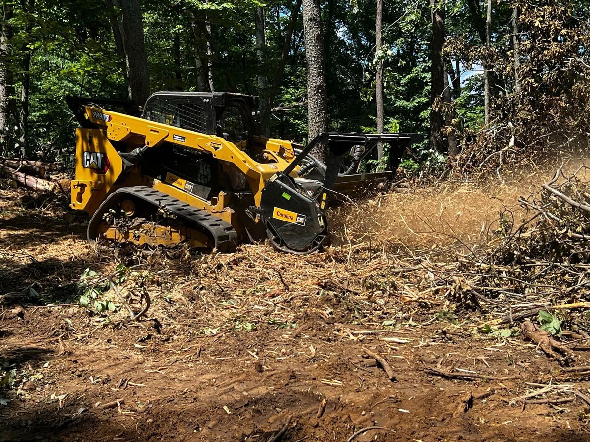 Land Clearing & Demolition for Fav5 Hauling & Grading in Mount Airy, NC