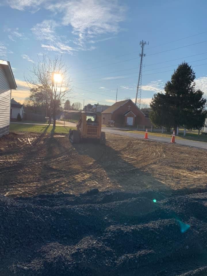 Land Grading for Sprouse’s Hauling and Excavating in Craigsville, VA