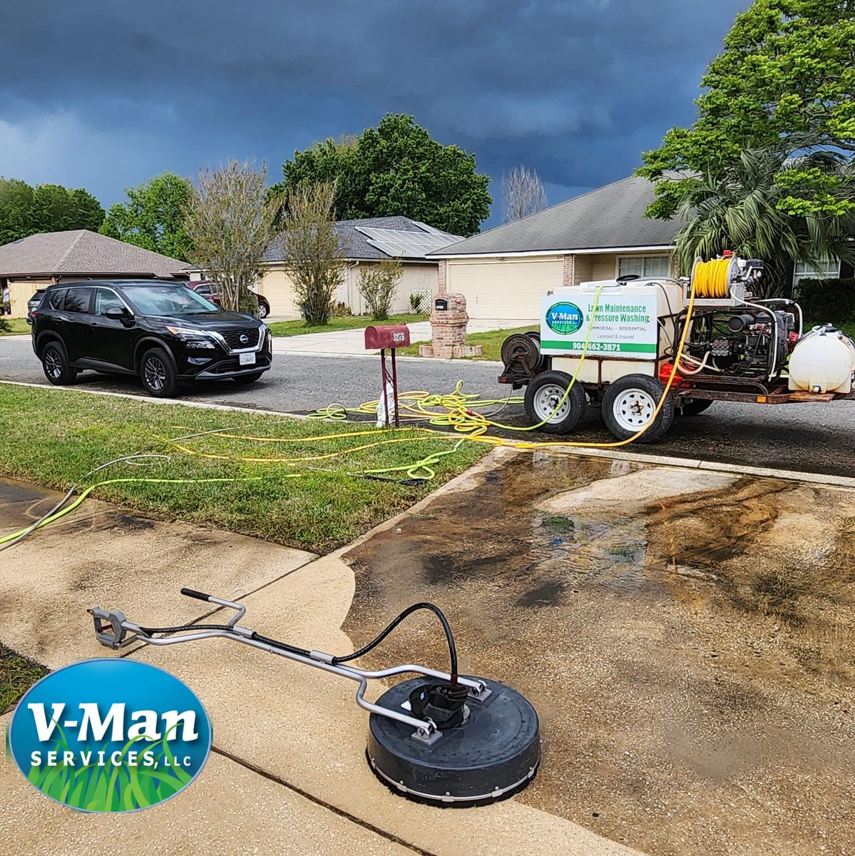 Pressure Washing for V Man Services LLC in Asbury Lake, FL