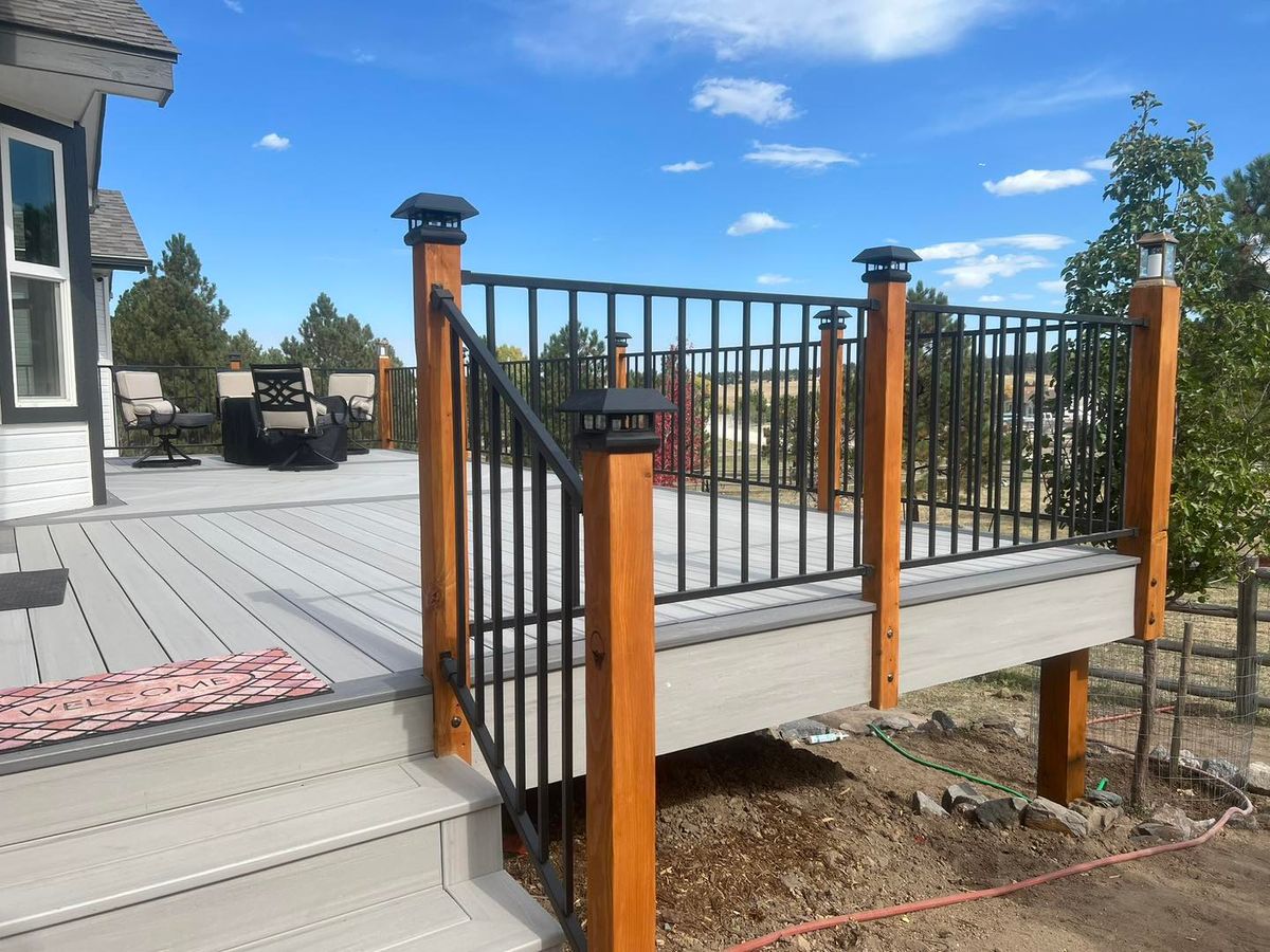 Deck & Patio Installation for Arnett Front Range Construction in Elizabeth, CO