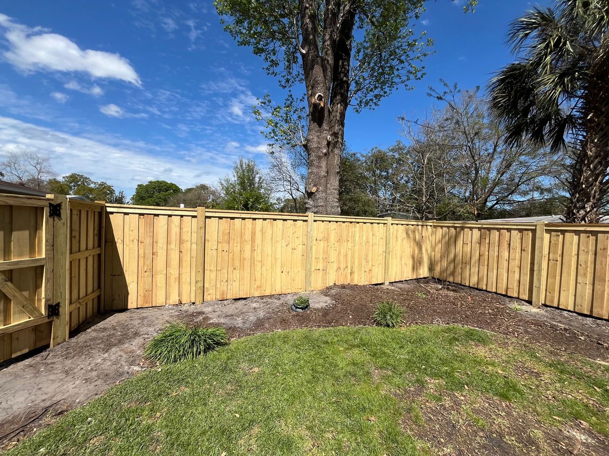 Fence Installation for K & A Landscaping, Inc. in Jacksonville, FL