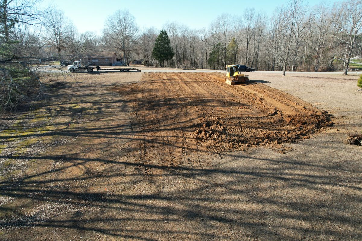 Land Grading & Leveling for West TN Dirt Works in Lexington, TN