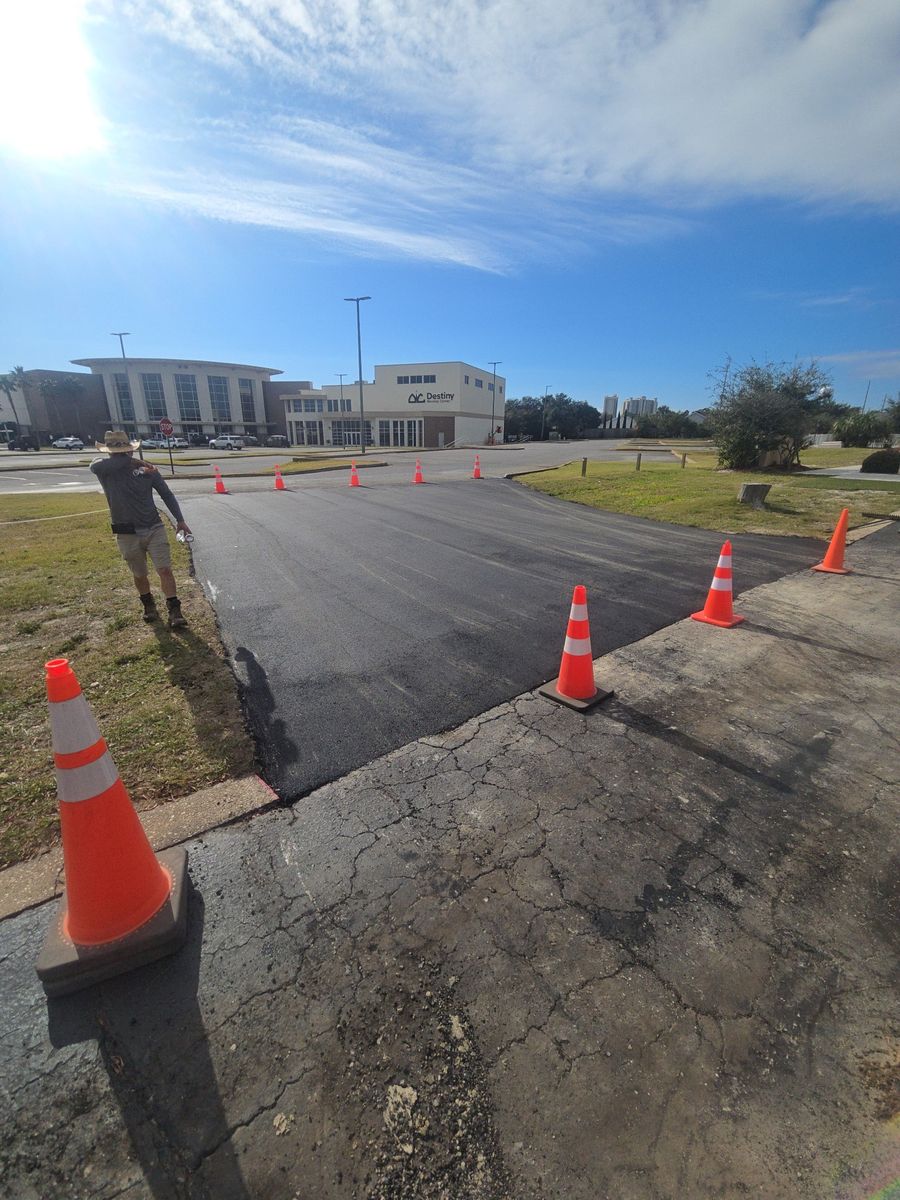Seal Coating for Alliance Paving in Panama City Beach, FL